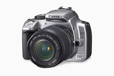 Canon EOS 350D + EF-S 18-55mm f/3.5-5.6 II zoom objectief + Sigma 105/2.8 EX DG DF MACRO 1:1 objectief
